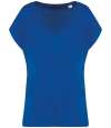 NS312 Native Spirit Ladies Oversized V Neck T-Shirt Sea Blue colour image
